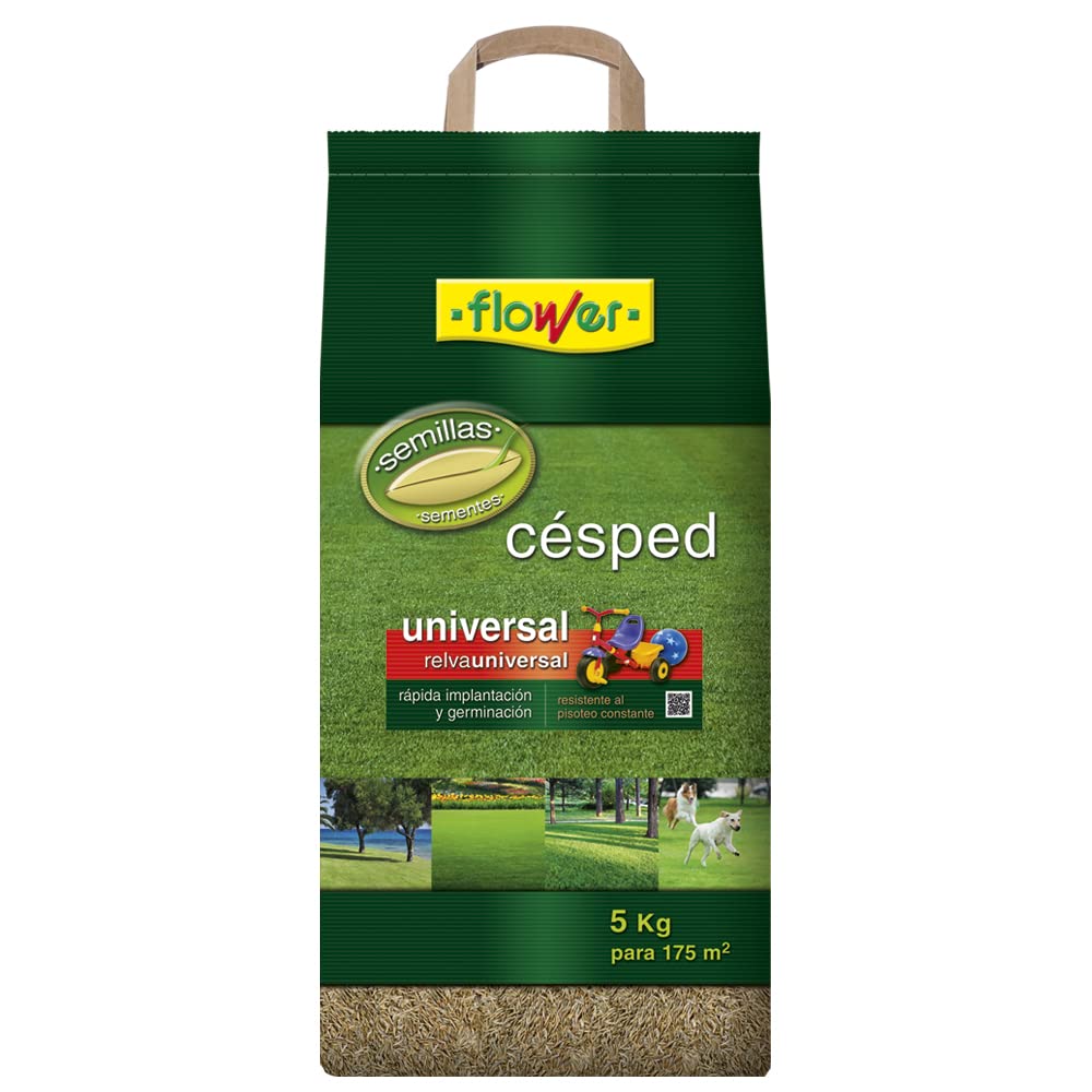 Semillas césped universal 5 kg Flower para repoblar terrenos secos en climas medios