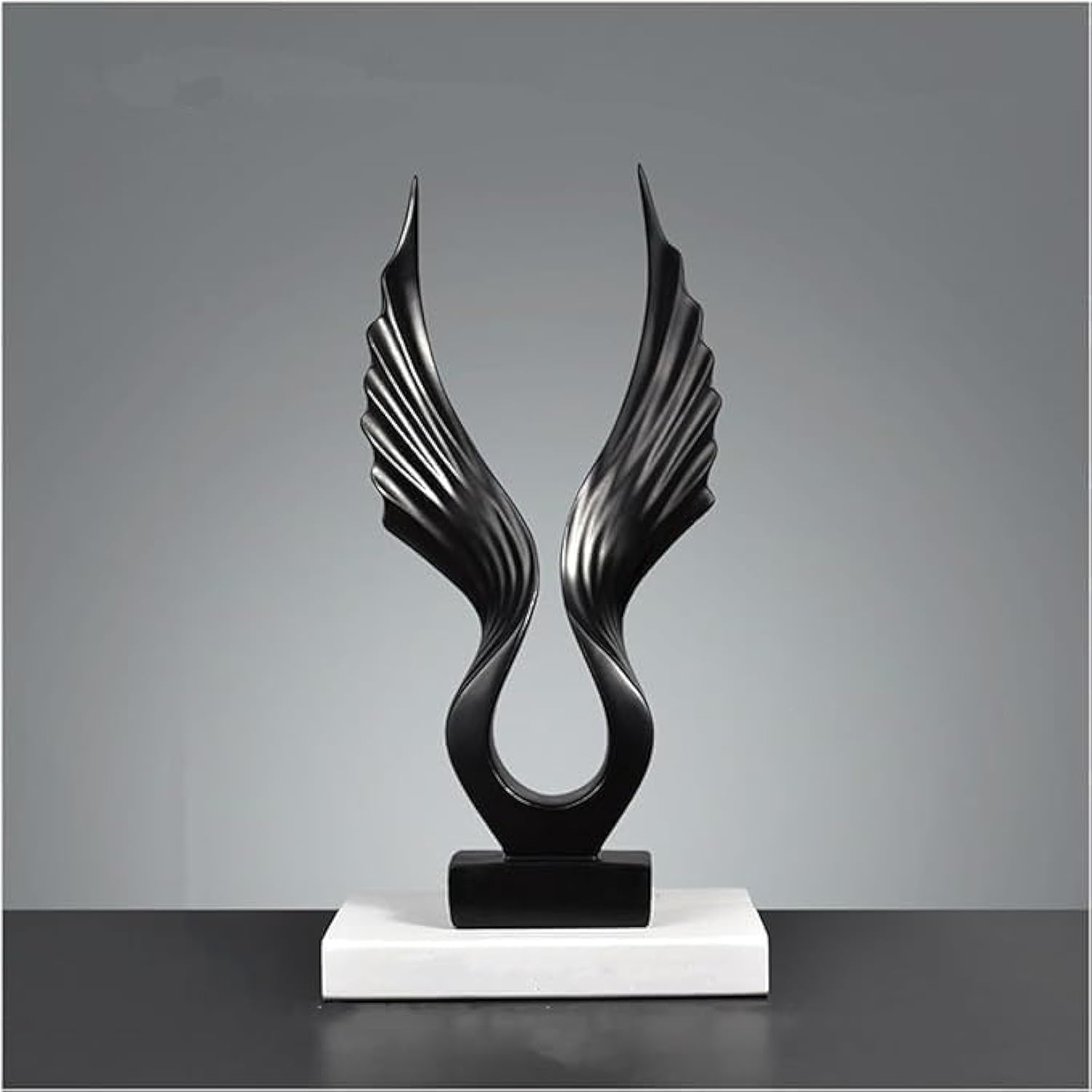 Campus of Interiors Family Figurines Living Room Eagle Home Decor Accessories Family Ornaments Nordic Simple Modern Office Creative Crafts (black)
