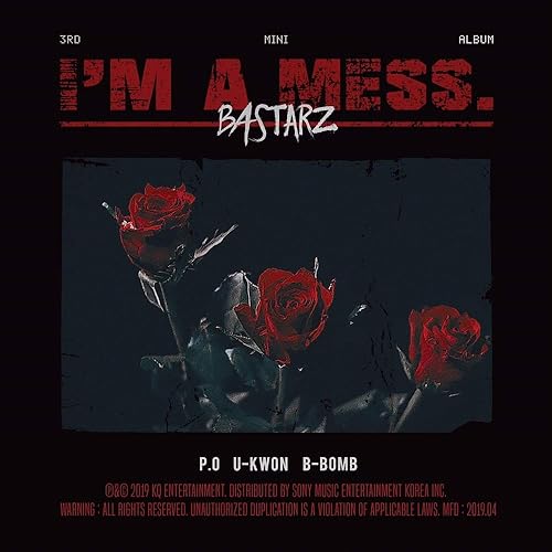 Seven Seasons Block B BASTARZ - I'm a Mess. (3er Mini álbum) CD+37p Fotografías+Letra Papel+Pegatina+1Photocard