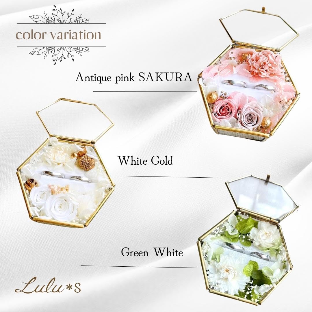 Amazon.co.jp: Lulu's ルルズ リングピロー ～antique pink ーSAKURAー