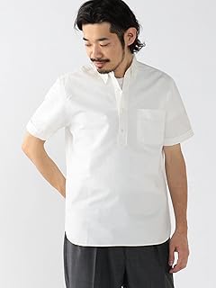 American Oxford Short Sleeve Popover Button Down Shirt 38-01-0059-139 38010059139: White American Oxford Short Sleeve Popover Button Down Shirt 38-01-0059-139 38010059139: White