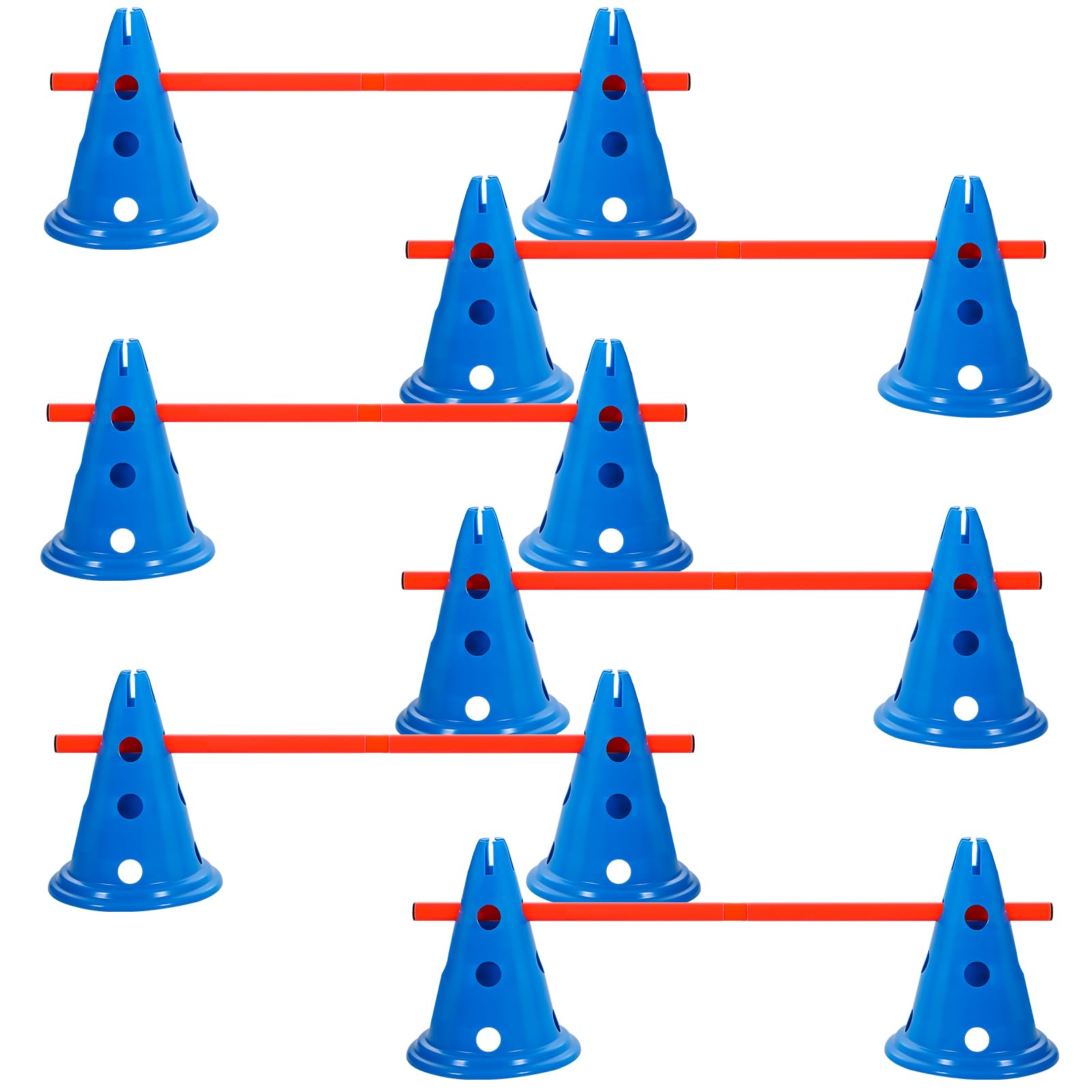 Photo 1 of ***NON-REFUNDABLE FOR PARTS ONLY ***
6 Sets Dog Agility Hurdle Cone Set Include5 Cones 