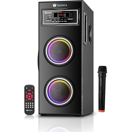 TRONICA Dhwani 2 DJ 40W Bluetooth Tower Home Theater System