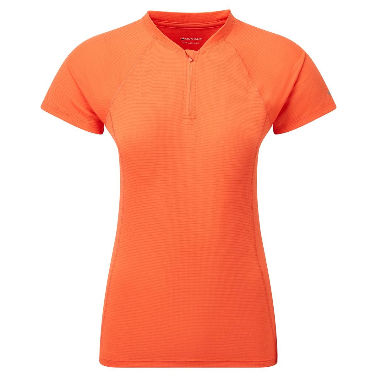 Montane T-Shirt Brand Model F Dart Nano Zip T-Shirt Tigerlily UK12/EUR40/US8/M Multicoloured