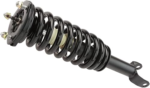 Miniatura 445 de TRQ Kit de suspensión delantera, conjunto de amortiguadores y resortes, barra estabilizadora, enlace estabilizador compatible con Chevrolet