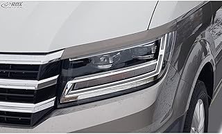 RDX Racedesign Headlight Covers Compatible with Volkswagen Crafter & MAN TGE 2017- (ABS), Unpainted