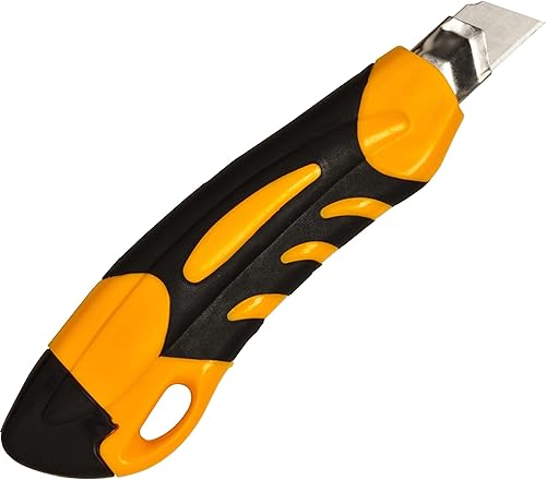 Miniatura 2 de Sparco, SPR15851, cuchillo utilitario con agarre de goma antideslizante de PVC, 1 cada uno, amarillo
