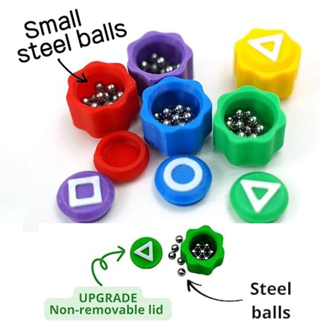 Gonggi Game Set – Traditional Korean Jacks with 5 Colorful Marbles – Classic Toss & Catch Game for Kids & Adults – Improves Dexterity, Focus & Coordination – Fun Party Game & Unique Gift for All Ages