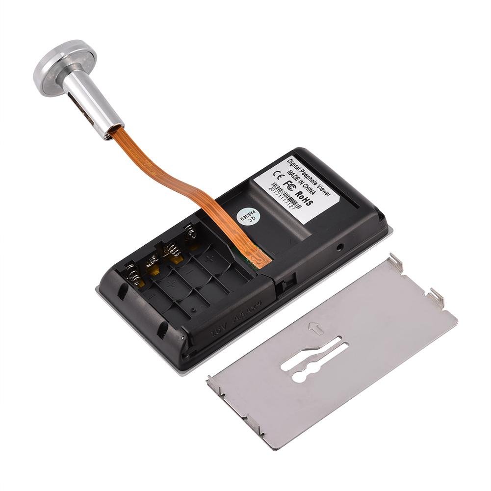 Tosuny Visualizzatore Porta spioncino Digitale con Schermo LCD da 3,5 Pollici, Campanello Video HD Mini 720P Telecamera di Sicurezza Domestica, 120 Gradi grandangolare