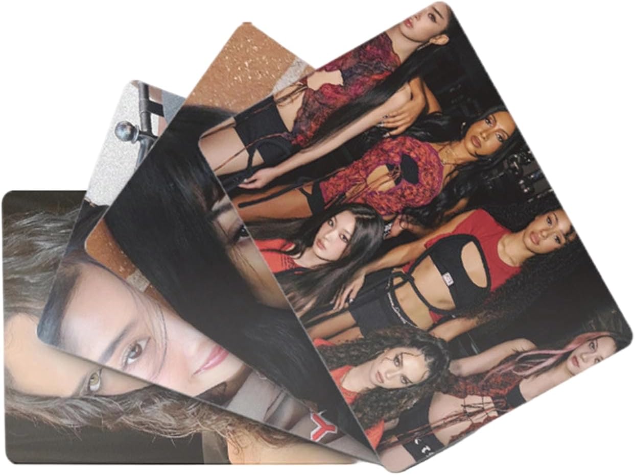 Katseye Photo Cards Novel Idol Album Lomo Cards Set Mini Photocards Set Fans Girls Women Men Fans Novel Idol Album 50 PCS Laser card - Image 4