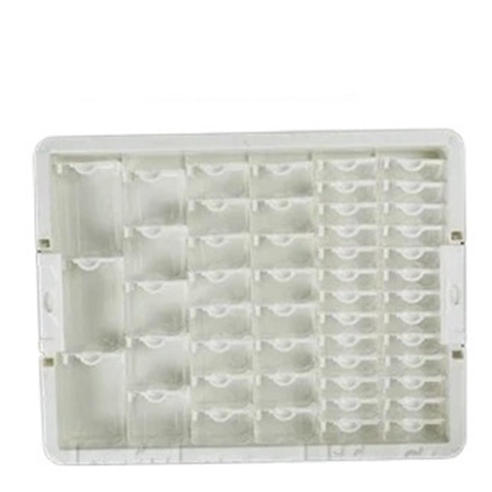 XPJYUA Fuse Beads Organizer 42/50/78 Grids Box，Fuse Beads Organizer，Bead Storage Portable Container Transparent Diamond Painting Plastic(50 gird)