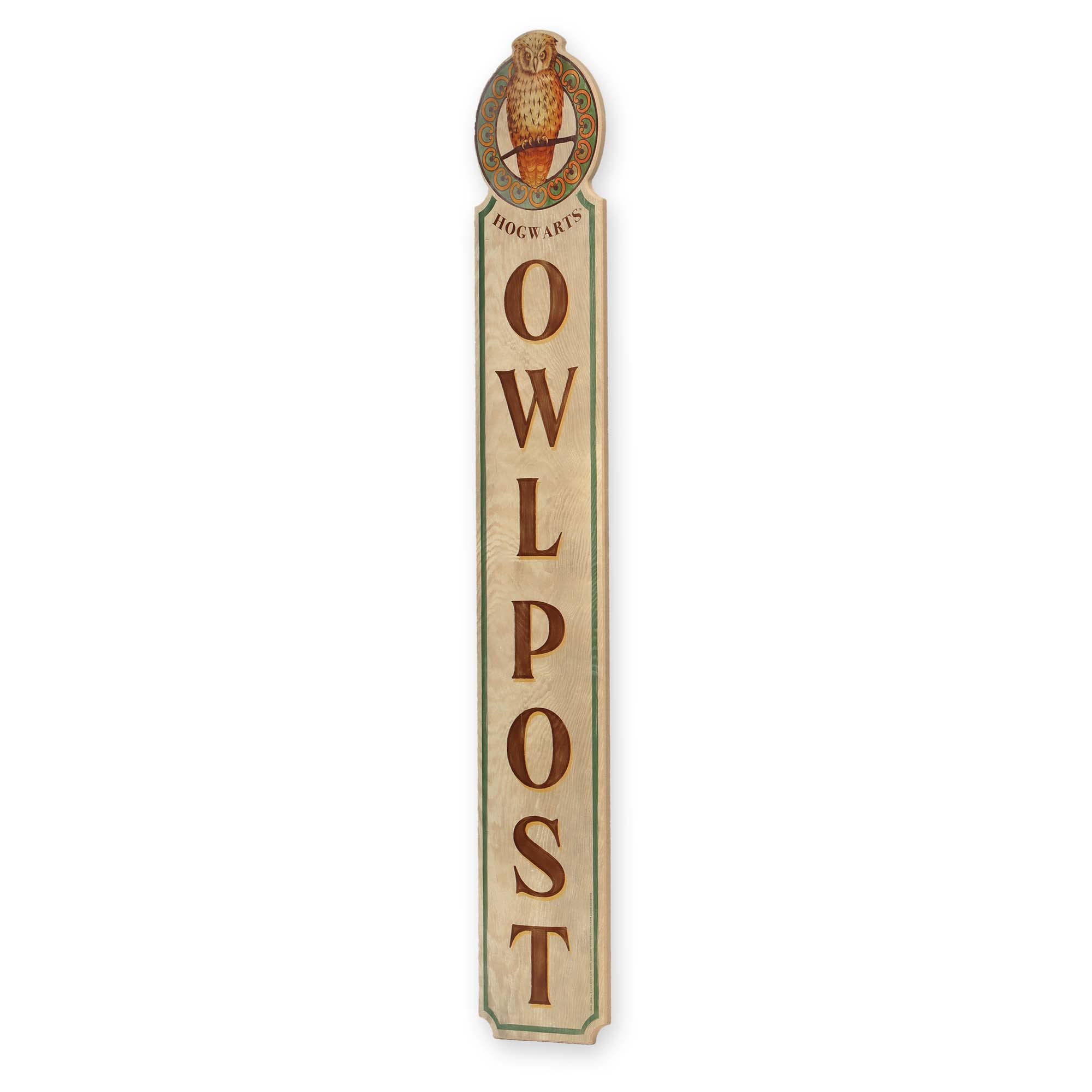 Amazon.com: Harry Potter Owl Post Vertical Leaner Wood Wall Decor