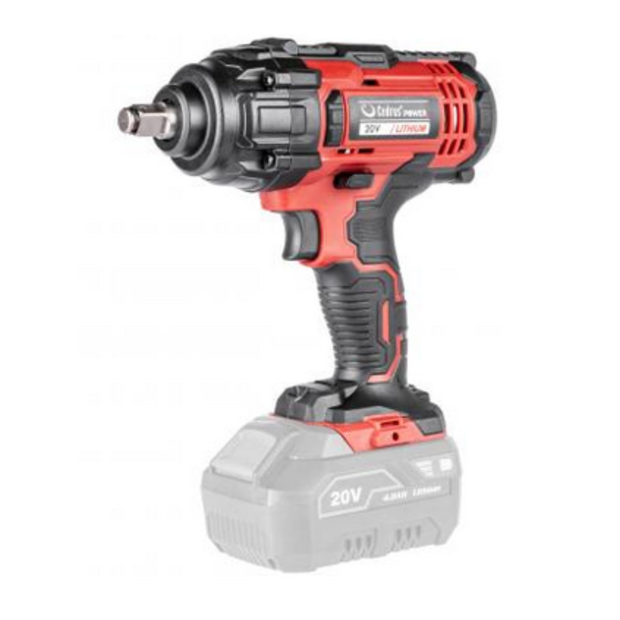 Akumulatorowa wkrętarka udarowa 20 V Cedrus IW400Li – moment obrotowy 400 Nm, czworokątny 1/2", 5-stopniowa regulacja momentu obrotowego, LED, klips do paska – bez akumulatora i ładowarki