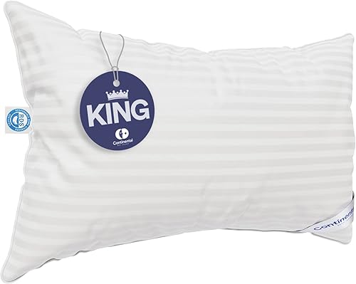 Miniatura 9 de Firm Ultimate Comfort with 700 Fill Power, almohada de plumón de ganso blanco húngaro (28 onzas), tamaño Queen, 20 x 30 pulgadas, almohadas de hotel