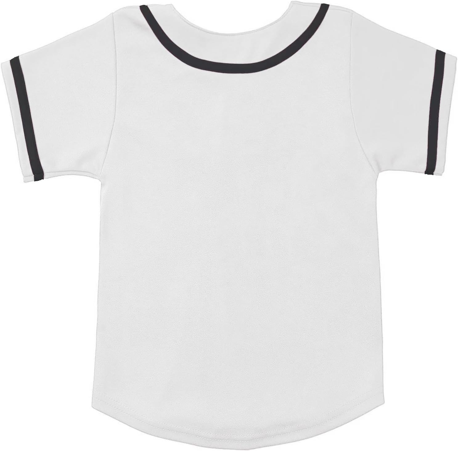 KUAIPAO Kids Baseball Jersey Button Down Shirts Short Sleeve Hip Hop Personalized Sports Uniforms for Boys Girls