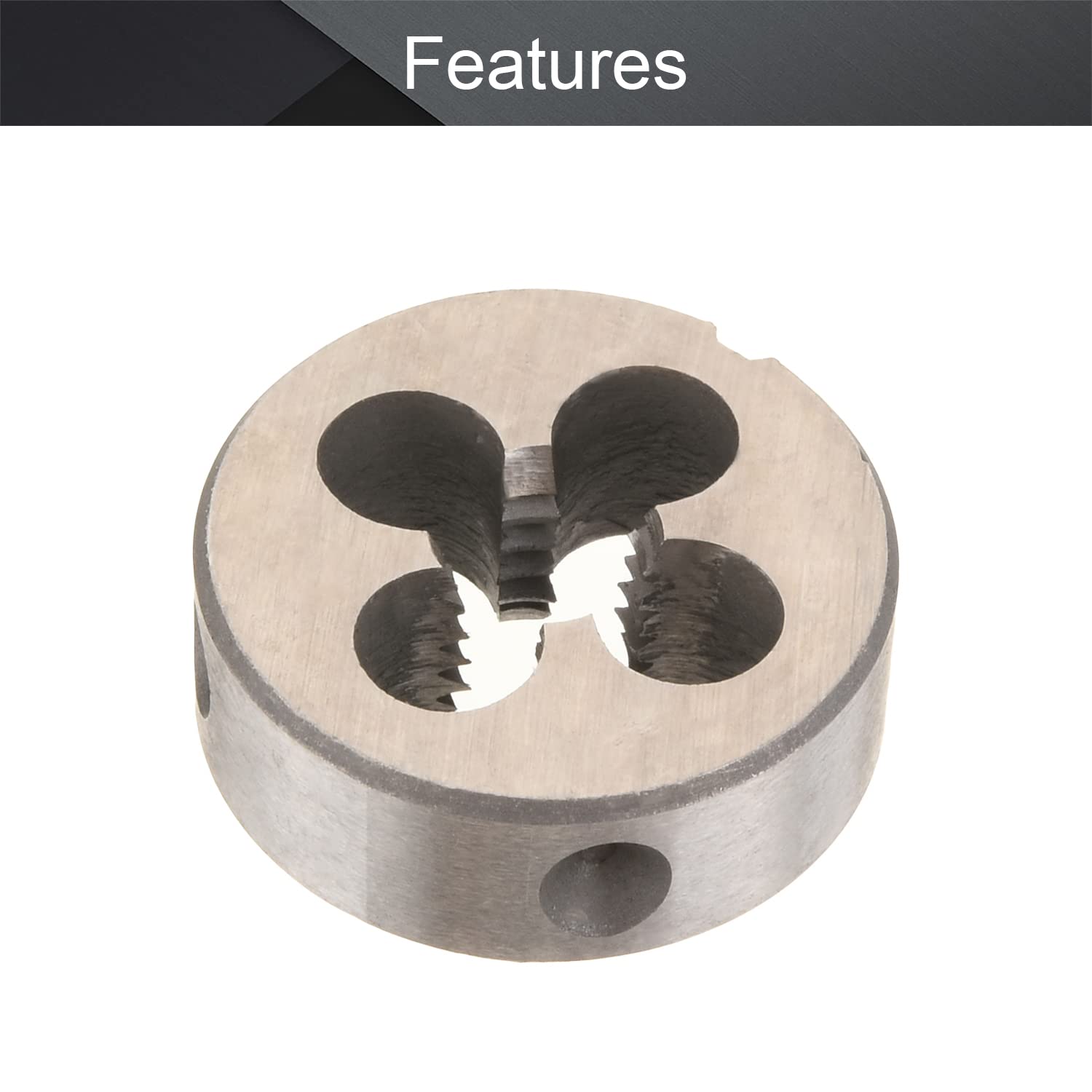 Round Threading Round Die Uxcell 11/16-18 UNS Round Threading Die - Tool Alloy Steel ...