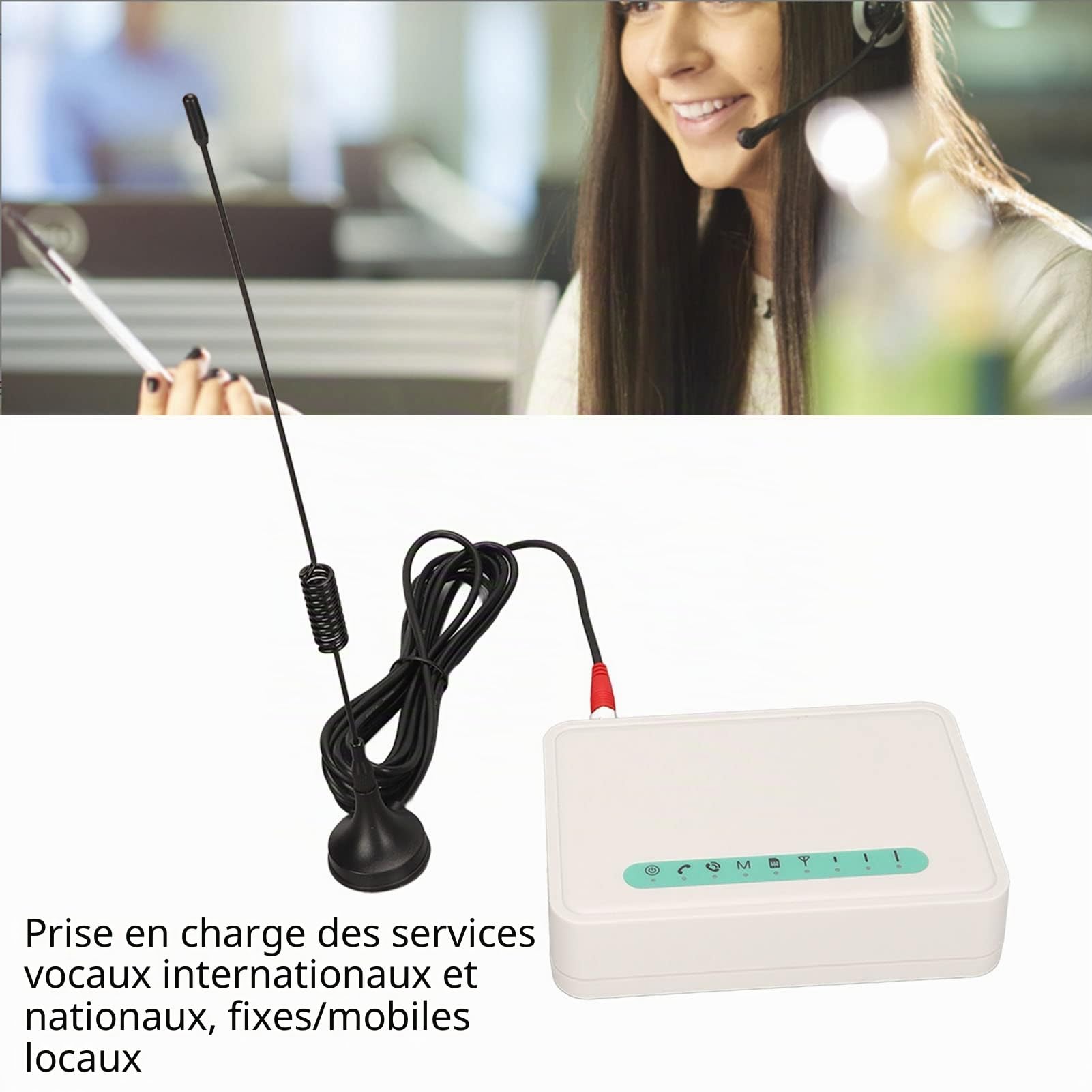Combinateur téléphonique GSM, terminal sans fil fixe, combinateur GSM, répéteur GSM, répéteur de signal pour téléphones portables, dialer ID GSM Quad Band RJ11 avec mémoire numérique
