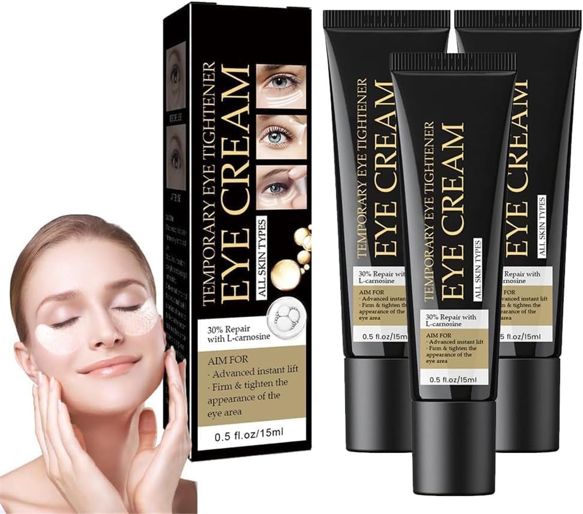 3Pcs Celyn Instant Firmx Eye Tightener,Temporary Eye Tightening Eye Cream,Instant Reduction Of Bags,Firm That Delicate Skin Under Your Eyes,Anti Aging Fade Fine Lines