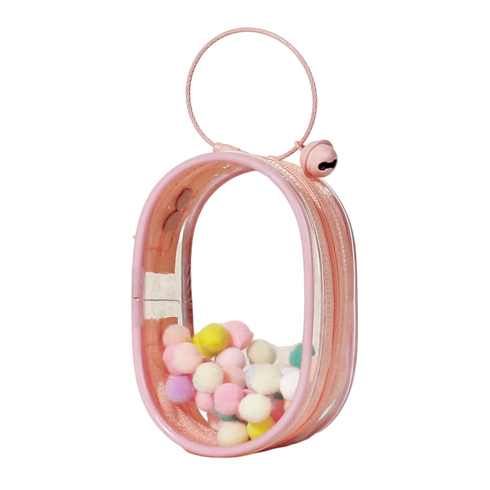 APGLSXY Sturdy PVC Clear Storage Bag for Baby Items and More Portable Designs for Easy Transportation Daily Casual Use Round Fashionable Pouches