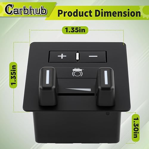 Miniatura 4 de Carbhub 15926102 Interruptor de controlador de freno de remolque apto para Chevy Silverado 1500 3500HD Chevy Suburban 1500 2500 GMC Yukon XL 1500