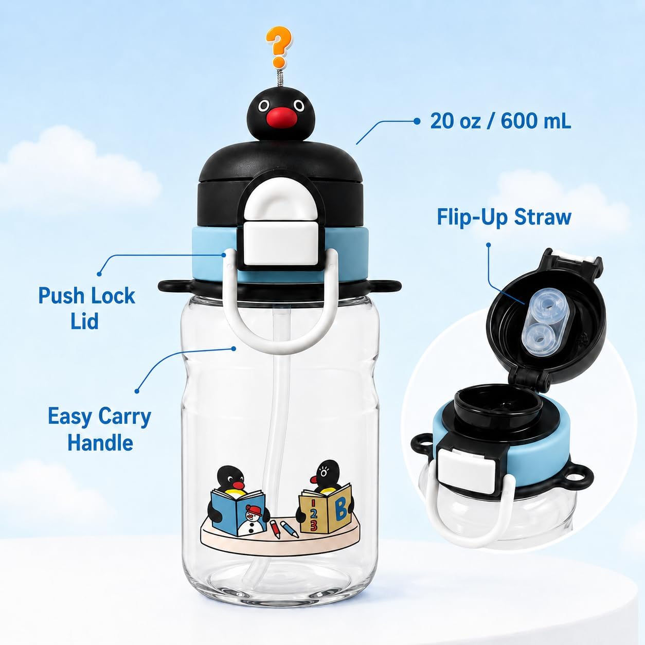 Cute Tritan Water Bottle Straw 20