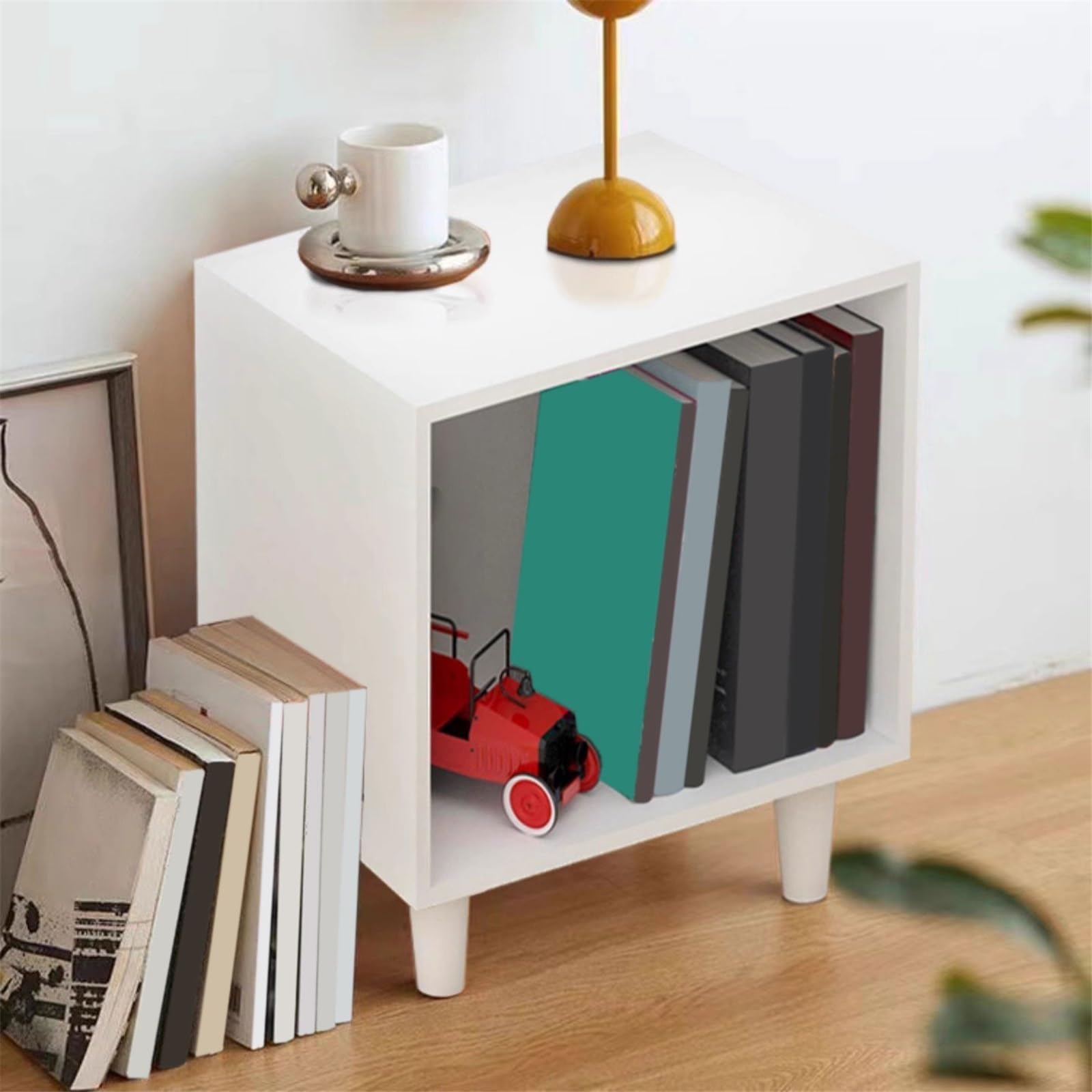 Rack per dischi Mobiletto portadischi in vinile a pavimento aperto, grande capacità, espositore in legno for riporre oggetti