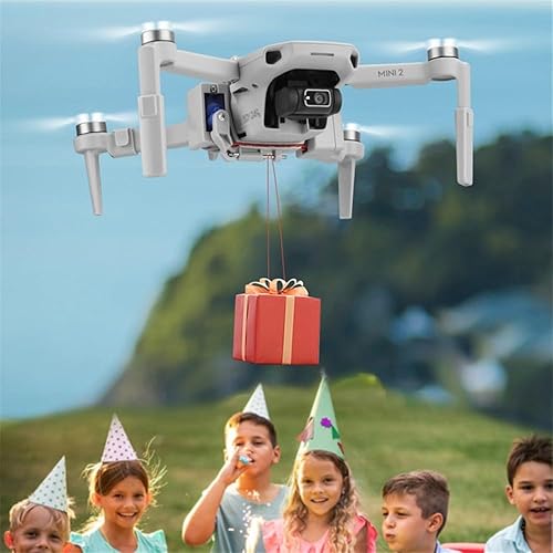 Miniatura 4 de [Piezas para drones] Lanzador de sistema Airdrop para DJI Mavic Mini 1 Mini 2 Cebo de Pesca Entrega de Regalo/Accesorio de Dron Dispositivo de