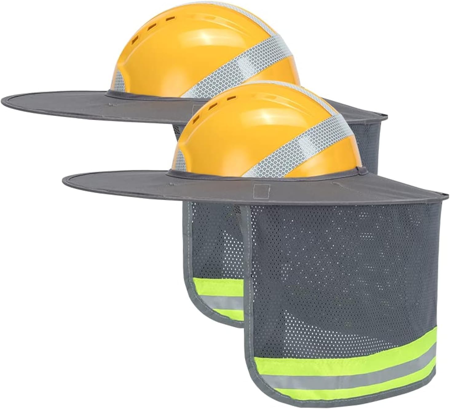 Safety Helmet Sunshade for Outdoor Work,Hard Hat Sunshield Neck Sunshade Hardhat Sun Visor Full Brim for Construction Crew Lineman Electrician Men and Women