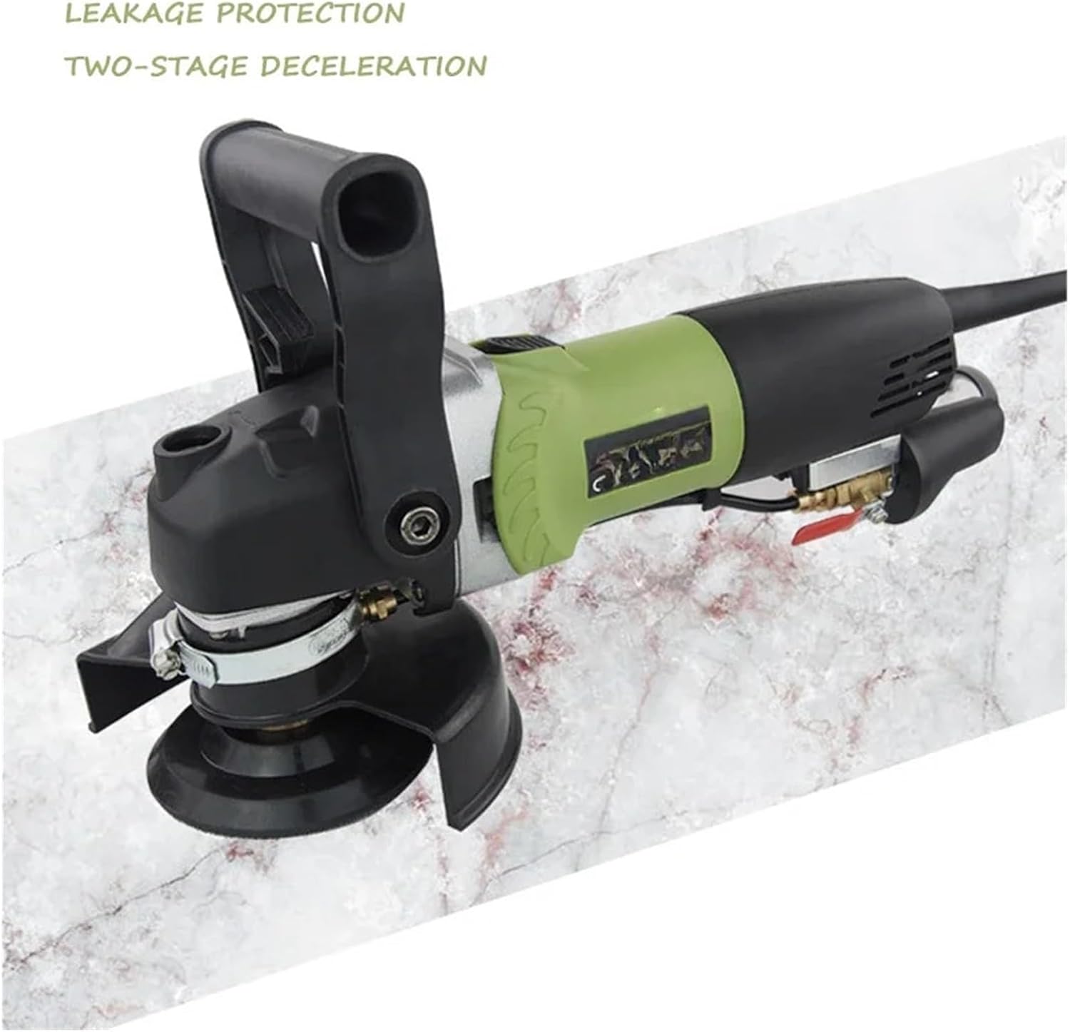 Electric Wet Stone Polisher Grinder Sander Buffing Machine Variable Speed Water Mill for Marble Granite Finish Polishing Multi-Function(Package 2)