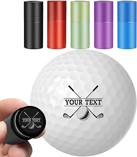 Sello de pelota de golf personalizado, sello de pelota de golf, marcadores de sello de pelota de golf autoentintados, pelota de golf reutilizable,