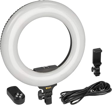 Ikan Oryon 14 Bi-Color 3200K-5600K Ring Light with Smart Phone Holder, Remote Control, and Carrying Bag RLB40-M