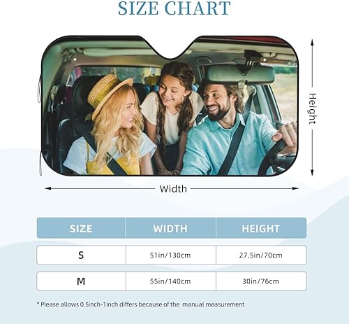 Miniatura 3 de Parasol personalizado para parabrisas de automóvil, visera plegable personalizada para añadir tu diseño con texto fotográfico, parasol personalizado