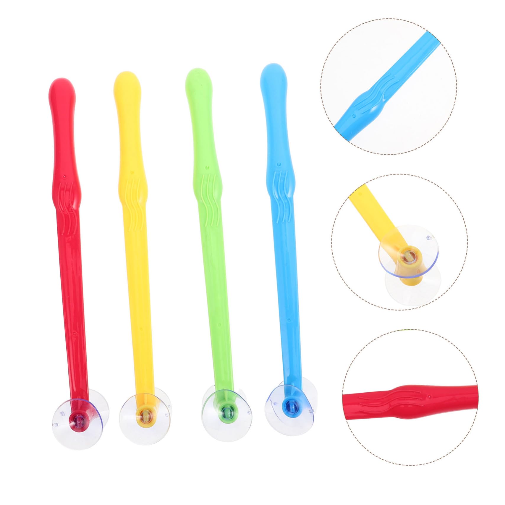 Uonlytech 4 Pièces Marteau Ventouse Jouet Éducatif Multimode pour Bébé