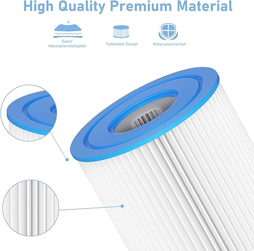 Miniatura 4 de 29007E - Cartucho de filtro de repuesto para piscina tipo H compatible con bomba de filtro Intex 29007E 330 GPH 28601EG para piscinas sobre el