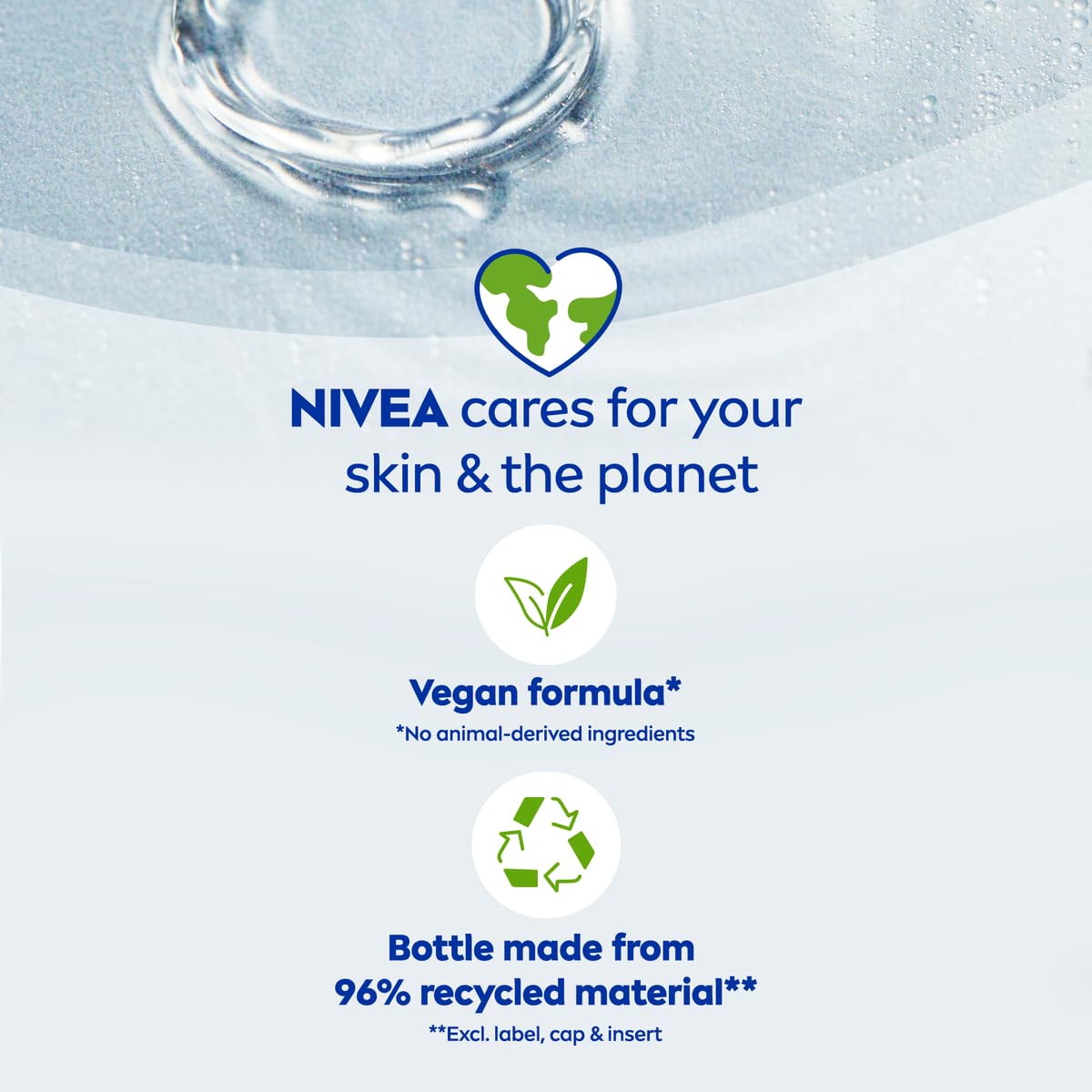NIVEA Gentle Eye Make-Up Remover 125ml – Effective Yet Gentle Remover for Eye & Face Makeup, Dissolves Long-Lasting and Waterproof Makeup, Kind to Sensitive Eyes & Lashes for Clean, Cared-For Eyes