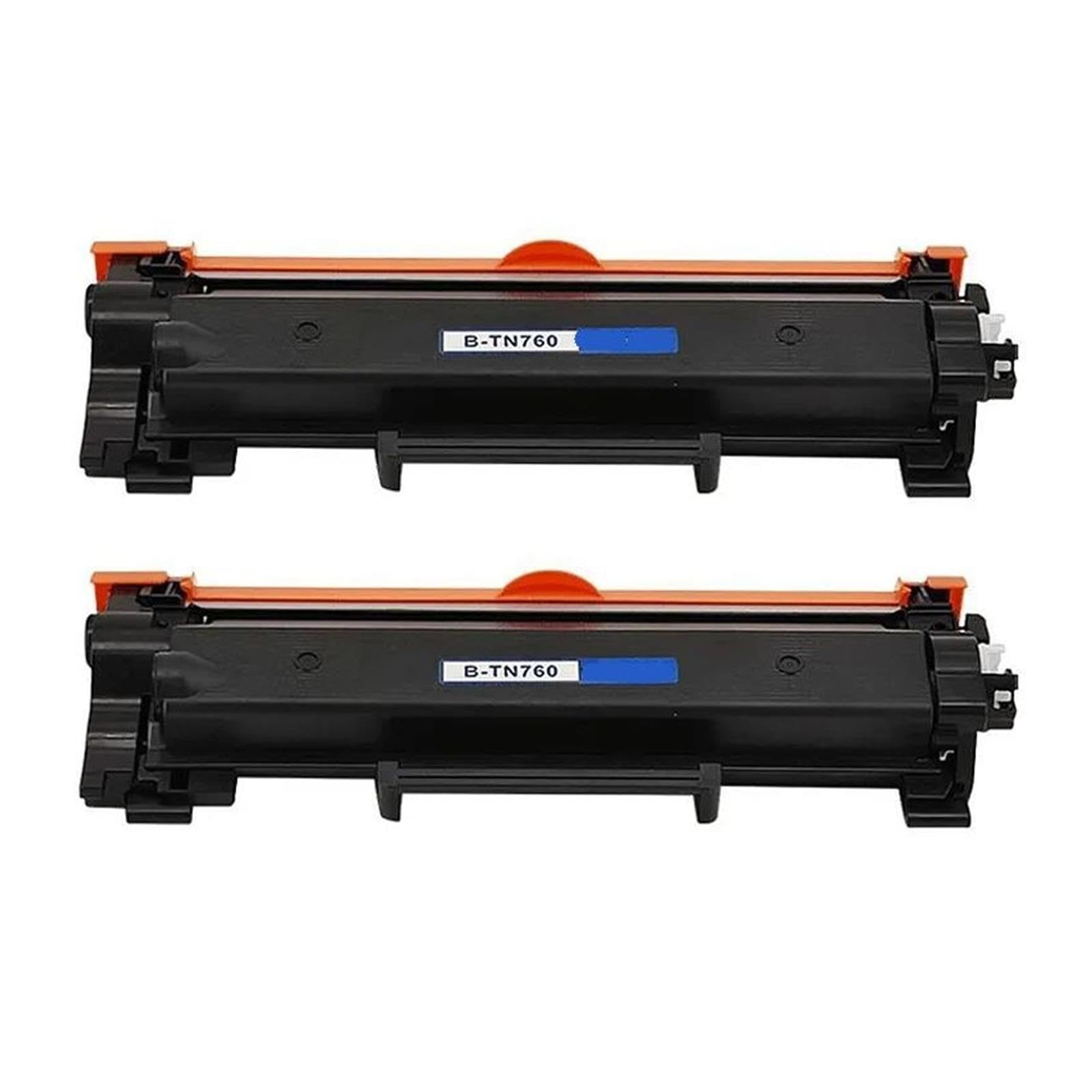 Cartuccia Toner TN760 TN730 Per MFC-L2710DW HL-L2350DW DCP-L2550DW | Cartuccia toner nera con chip, fino a 3000 pagine al 5 % di copertura su carta A4(TN760 TN730-2pcs)
