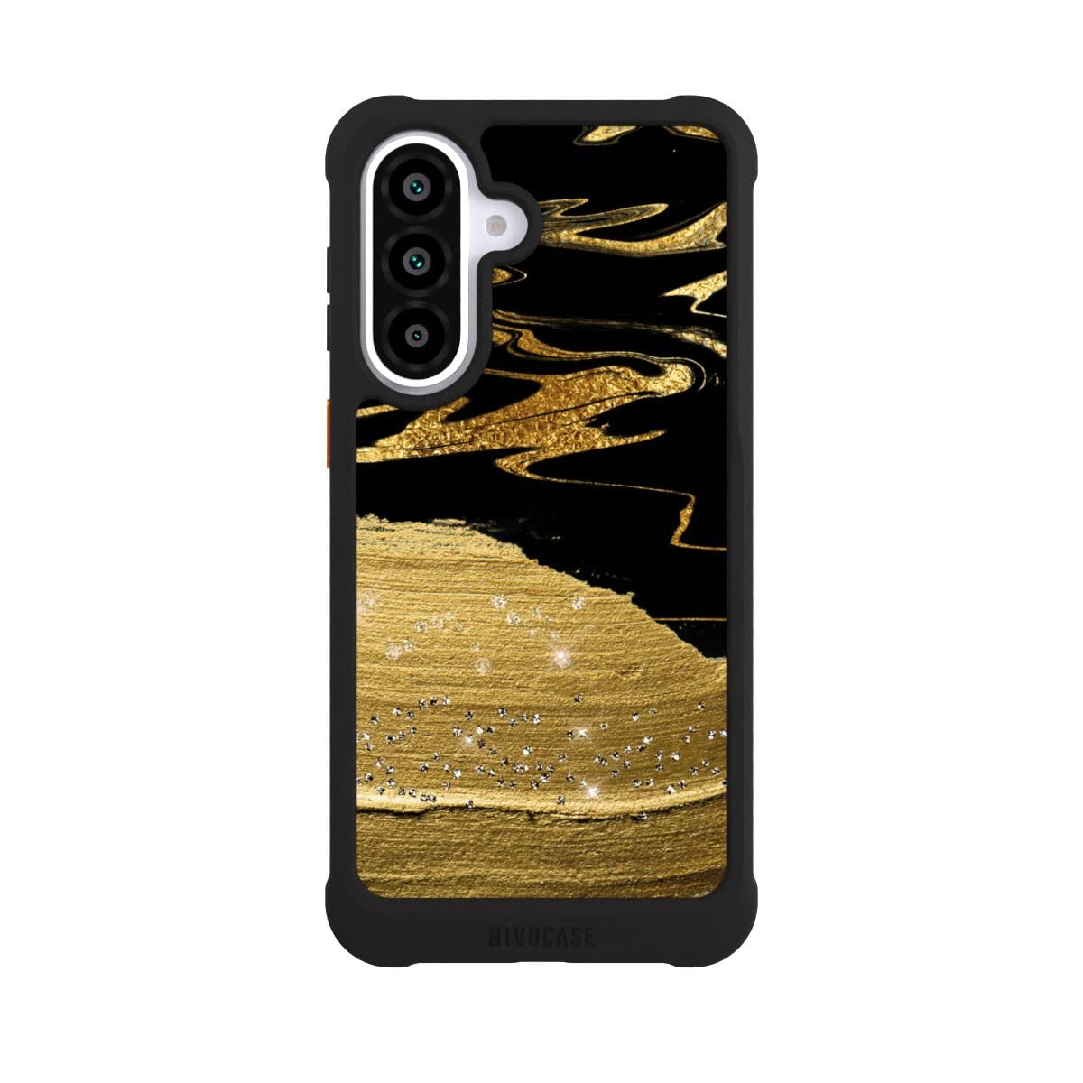 Custodia per Samsung Galaxy A57 5G Glitter Look Marmo Oro