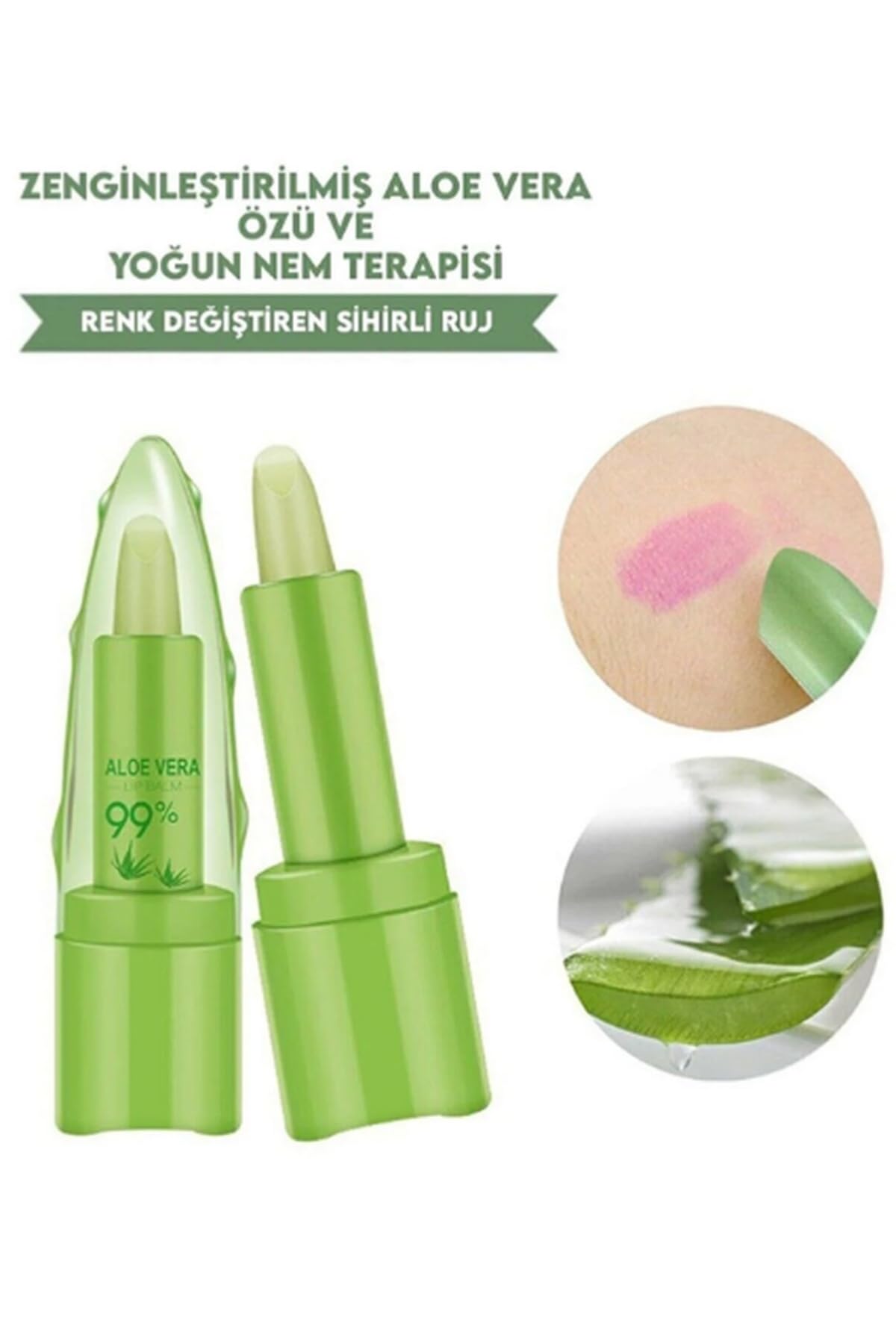 Aloevera%99 Dudak Bakım Nemlendirici Sihirli Ruj