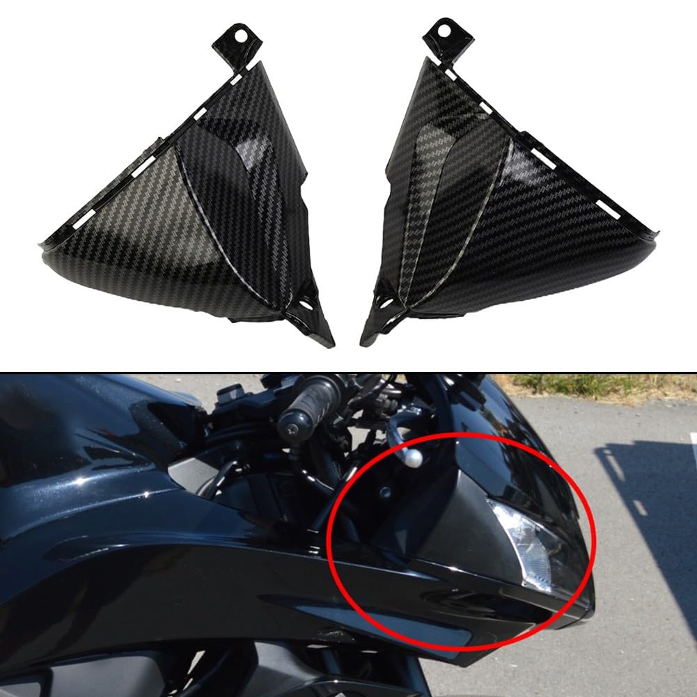 Kohlefaser Oberseite Nasenabdeckung Verkleidung Cowling für Honda CBR600RR 07-12