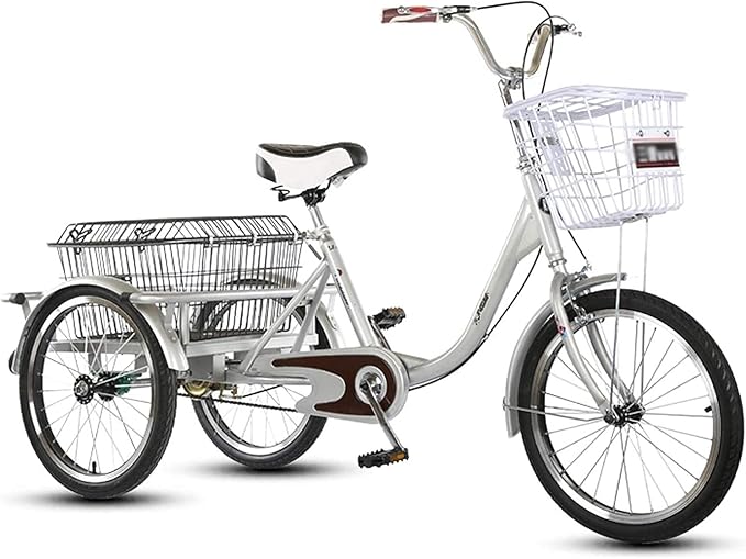 Triciclo Urbano Adulto con Cesta Grande 20 Pulgadas miniatura 2