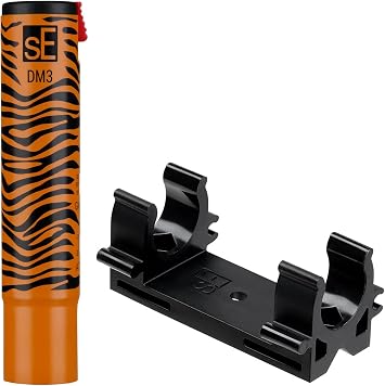 sE Electronics DM3 Bundle Active Inline DI Direct Box with Ultra-HiZ 10 MOhm Input, Class-A Output Buffer, Gold XLR Connector, DM PRO CLIP Modular Mounting Clip for DM1 DM2 DM3 Devices, 2-Items