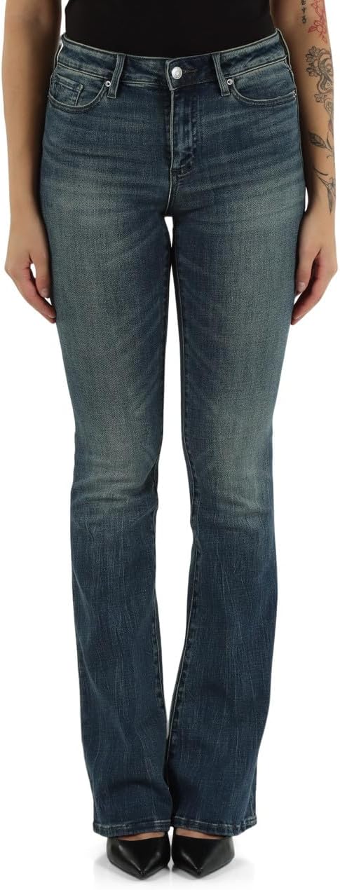 Armani Exchange Women's J98 Girly Flare Denim Jeans
