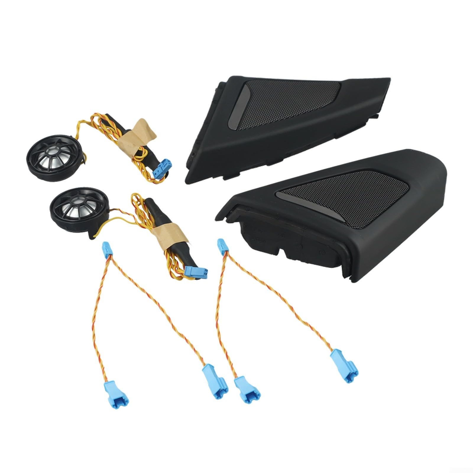 Altavoz de la puerta delantera del coche Trompeta Tweeter para BMW para F10 F11 5 Series 2010 2017 Mano Izquierda Material ABS No Deformación Anti desgaste Construcción