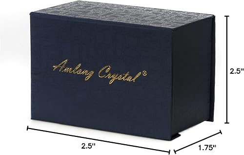 Miniatura 7 de Amlong Crystal bola de cristal de 3 pulgadas 80 milímetros con base de secoya con diseño de león