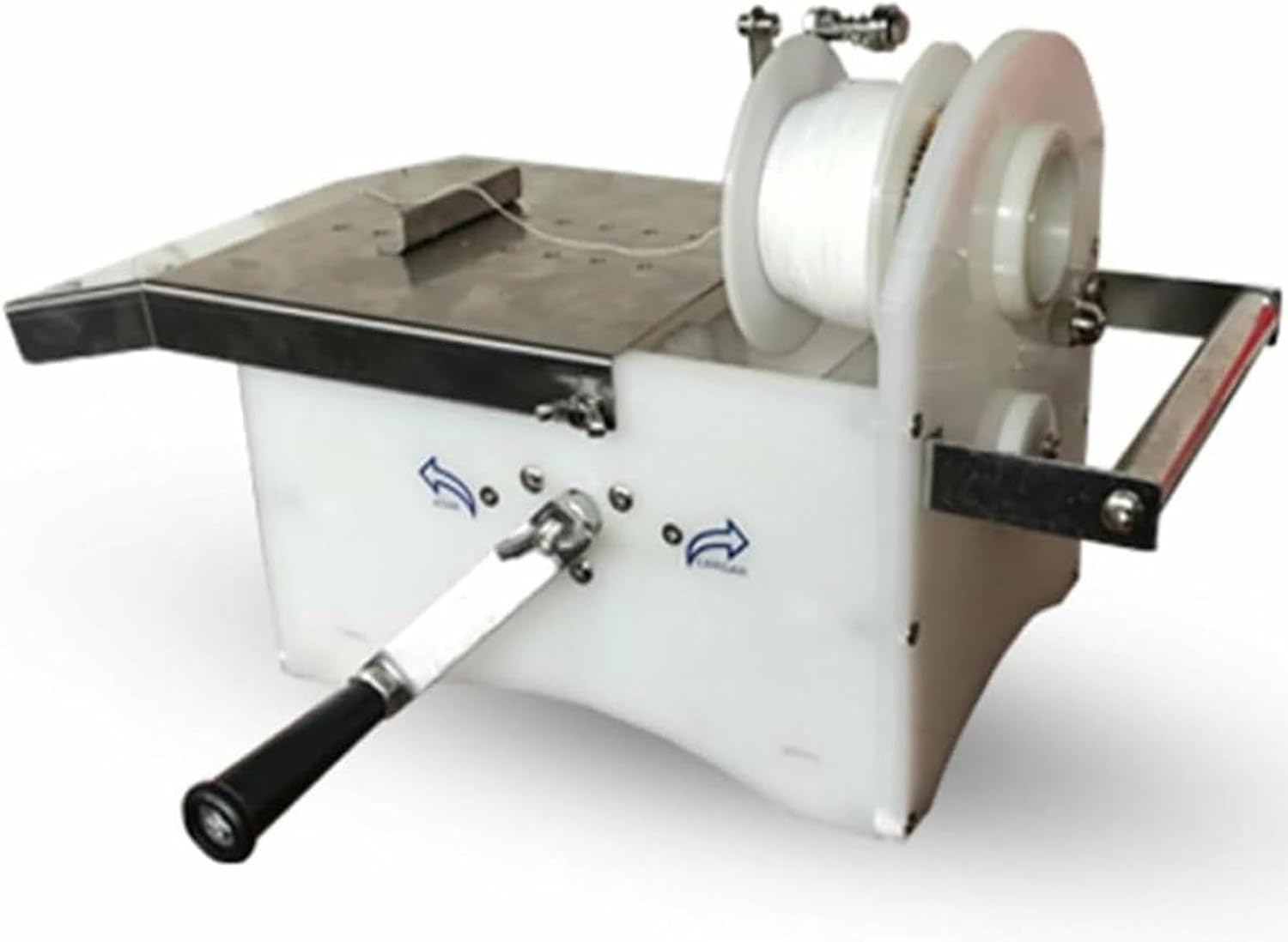 Manual Machine to Tie and Tie Sausages, Stainless Steel, for Domestic and Commercial Use, from 0 to 45 Mm ~/