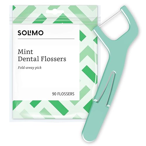 Marca Tienda Solimo Mint Flossers 90 unidades