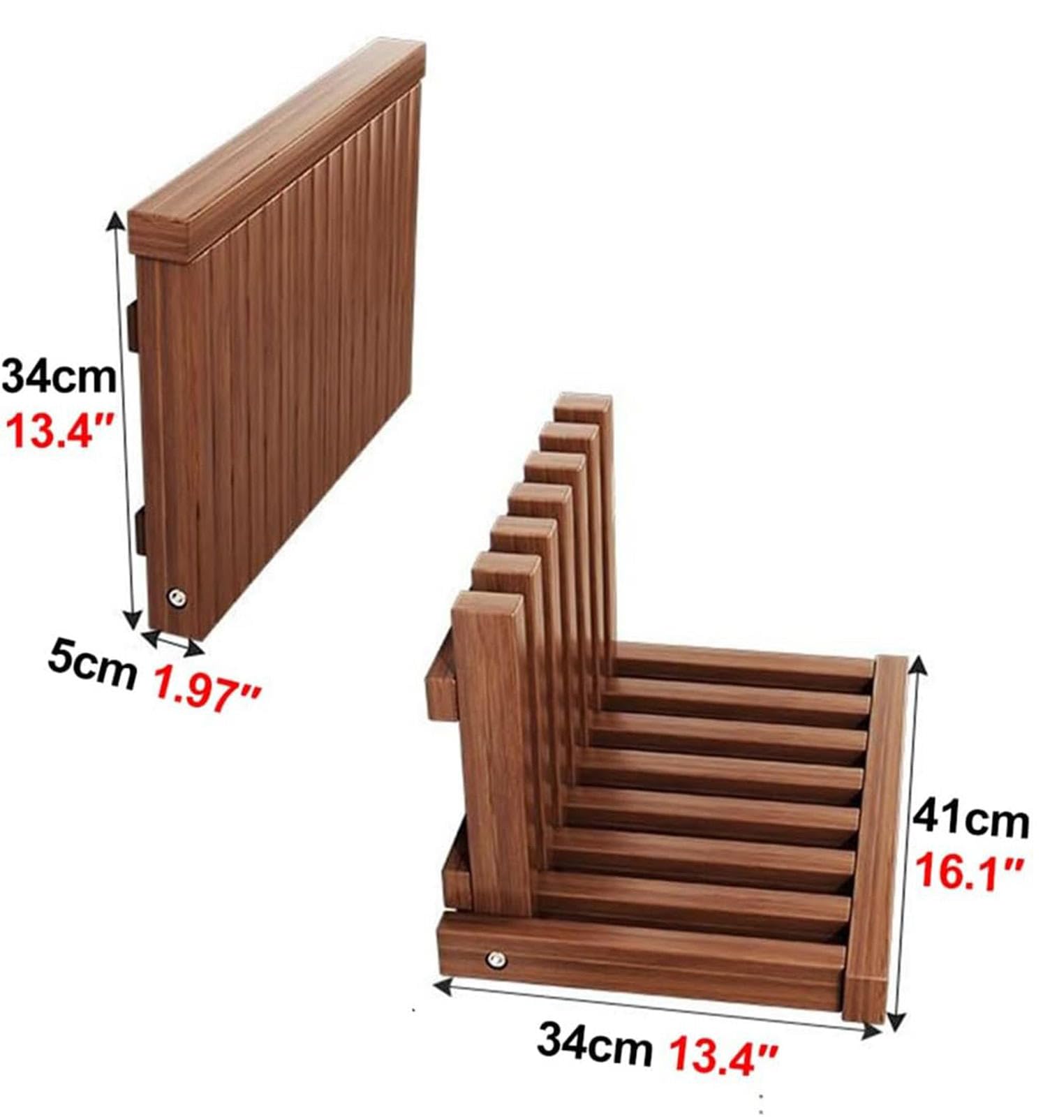 Comodino Pieghevole da Parete|Comodino Montato|Comodini Moderni|Scarpa Invisibile Montata|Mobili Multifunzionali Sul Comodino|Facile da Installare,A