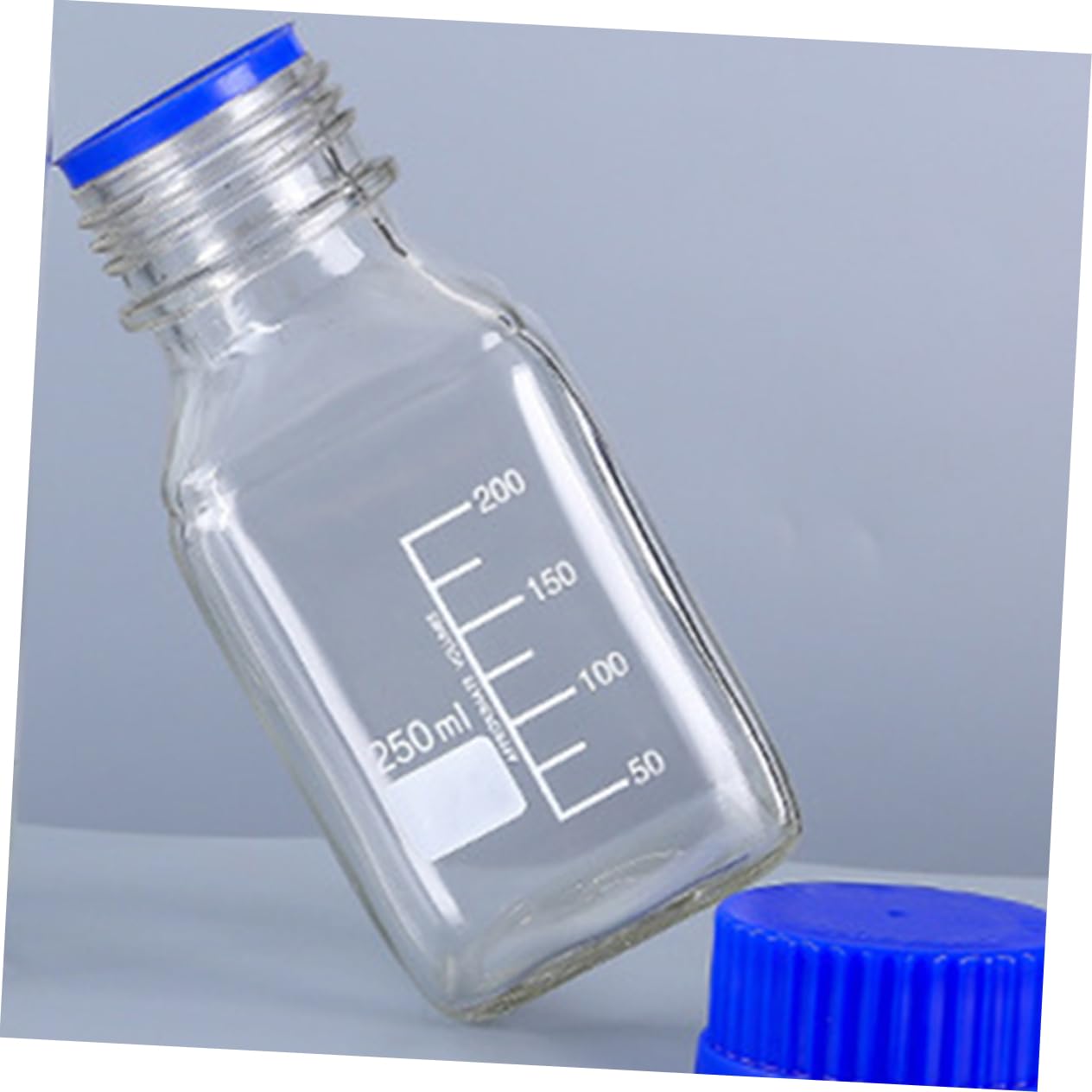 3 Sätze Reagenzflasche Graduiert Reagens Flaschen Für Chemische Reagenzien Reagenzienflasche Mit Schraubverschluss Labor Vorratsflaschen Medienflaschen Glas Transparent 2 Stück * 3