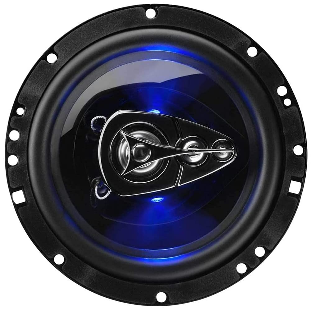 2 Altavoces Compatible con Boss Audio Systems BE654 BE 654 coaxial 4 vías 6.5" 16.5 cm 150 vatios rms 300 vatios máx 4 ohmios suspensión de Goma, un par
