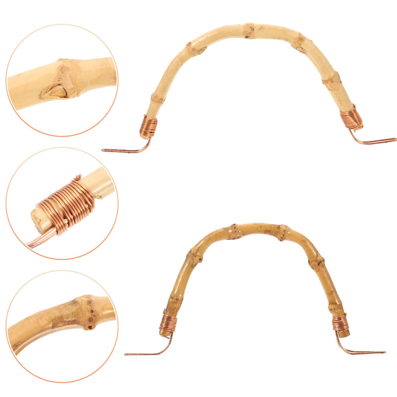 BESPORTBLE Asas Ergonómicas para Tetera 2piezas de Alambre de Cobre Beige, Resistentes al Calor Alta Capacidad de Carga para Utensilios de Cocina Hogar